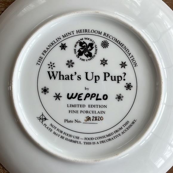 The Franklin Mint "What's Up Pup?" by Wepplo - Picture 3 of 6